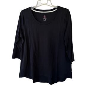 Isaac Mizrahi Size L knit pullover shirt size